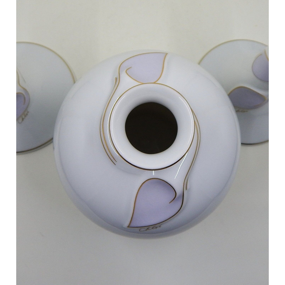 Chloe Paris Decor Opera Porcelain Candlestick Holders and Vase Set Germany - Picture 5 of 11